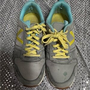 Gray and Yellow Vionic Sneakers